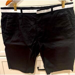G/FORE Athletic Shorts Black and White Accent Sz 36